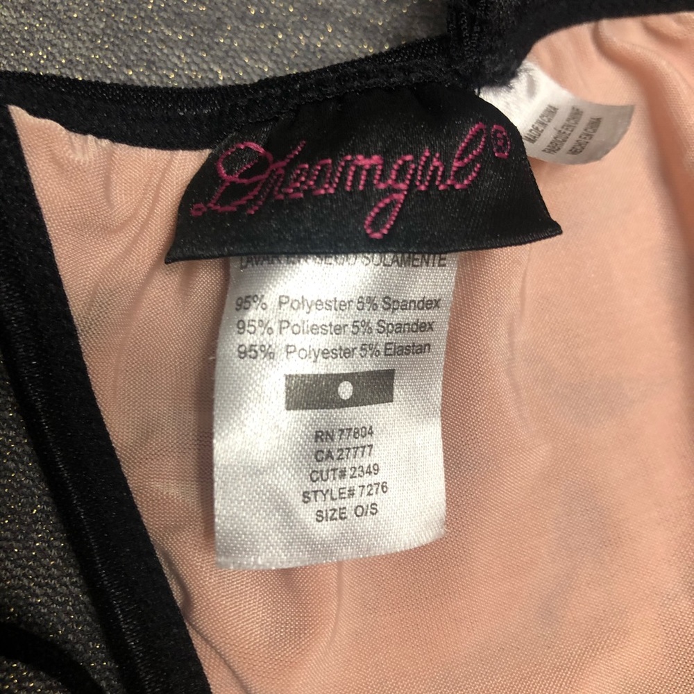 *NWOT* Dreamgirl Stiletto Print Babydoll Set - Picture 7 of 12